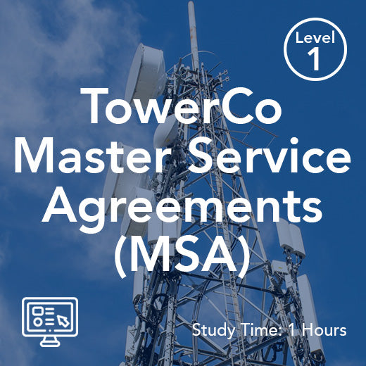 TowerCo Master Service Agreements (MSA) (On-Demand)