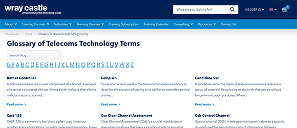 <h1>Telecoms Technology<br/> Glossary</h1>